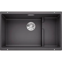 Кухонная мойка Blanco Subline 700-U Level 523539 Темная скала искусственный камень (литьевой мрамор) встраиваемый
