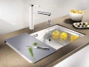 Кухонная мойка Blanco Subline 700-U Level 523539 Темная скала искусственный камень (литьевой мрамор) встраиваемый