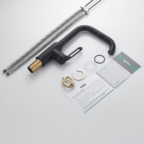 Смеситель для раковины Raffine F201H цвет Черный