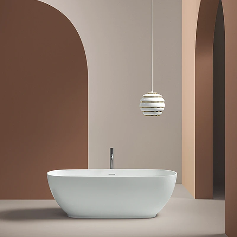 Ванна из искусственного камня Artceram Hoop 170x70 ACW00201 цвет Белый глянцевый
