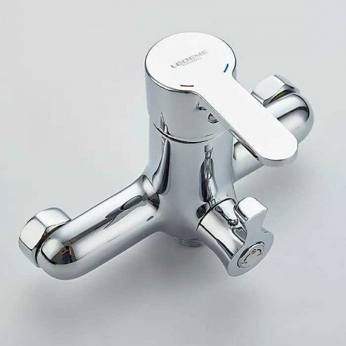 Смеситель для ванны Ledeme H03 2203L универсальный Хром латунь на стену