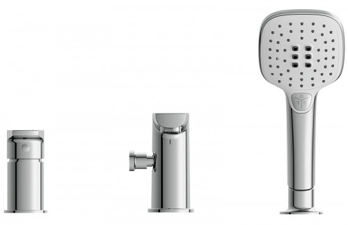 Смеситель на борт ванны Cersanit Moduo 64100 Хром латунь