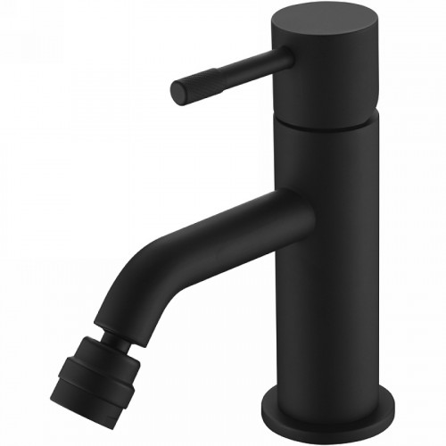 Смеситель для биде Boheme Uno 466-B Черный матовый латунь