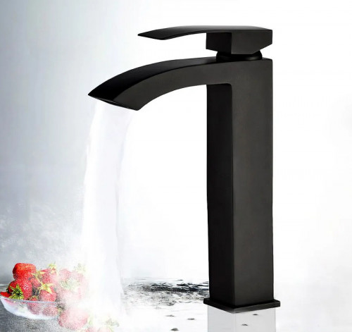 Смеситель для раковины ALMAes Luara TVZ-0901 Черный матовый латунь