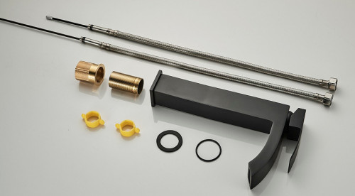 Смеситель для раковины ALMAes Luara TVZ-0901 Черный матовый латунь