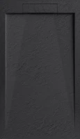 Душевой поддон из искусственного камня Esbano Luxe ESP-LX100B 100х100 ESPLX100B цвет Черный