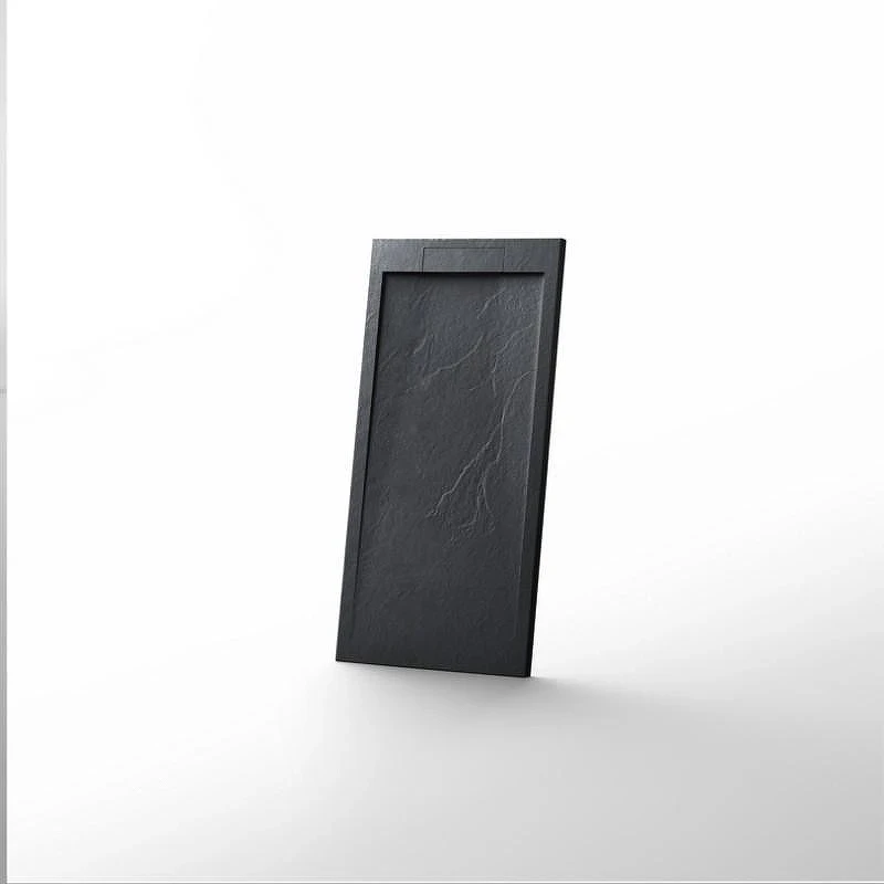 Душевой поддон из искусственного камня Esbano Luxe ESP-LX100B 100х100 ESPLX100B цвет Черный