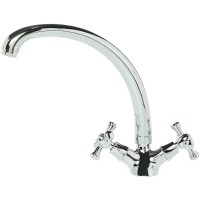 Смеситель для кухни Orange Classic Pro M72-002cr Хром на столешницу двухвентильный