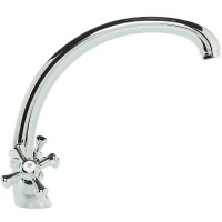 Смеситель для кухни Orange Classic Pro M72-002cr Хром на столешницу двухвентильный
