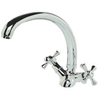 Смеситель для кухни Orange Classic Pro M72-002cr Хром на столешницу двухвентильный