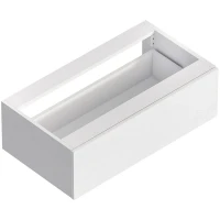 Тумба Cezares Cadro 70 CADRO-70-1C-SO-BG-BLUM подвесная Bianco Ghiaccio МДФ / ЛДСП