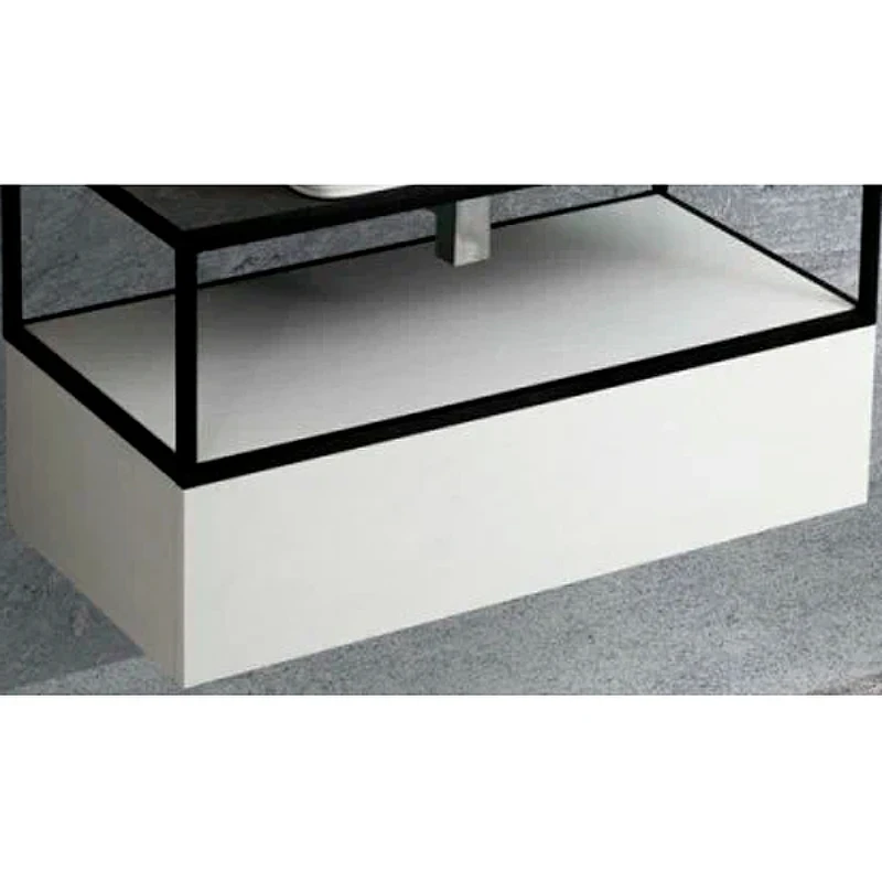 Тумба Cezares Cadro 70 CADRO-70-1C-SO-BG-BLUM подвесная Bianco Ghiaccio МДФ / ЛДСП