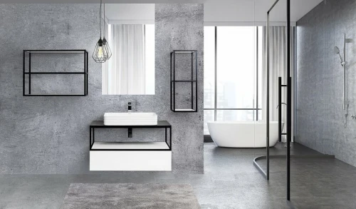 Тумба Cezares Cadro 70 CADRO-70-1C-SO-BG-BLUM подвесная Bianco Ghiaccio МДФ / ЛДСП