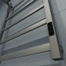 Электрический полотенцесушитель Маргроид 8110p профильный 810x500 8110p-8050-1083-7024 с полкой Графитовый серый нержавеющая сталь