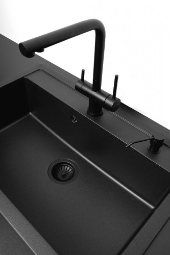 Смеситель для кухни Florentina Арес Fl Ультра 333.19H.2123.501 Нуар латунь