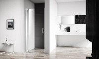 Душевая дверь BelBagno Marmi 80 MARMI-B-1-80-C-Cr профиль Хром стекло прозрачное