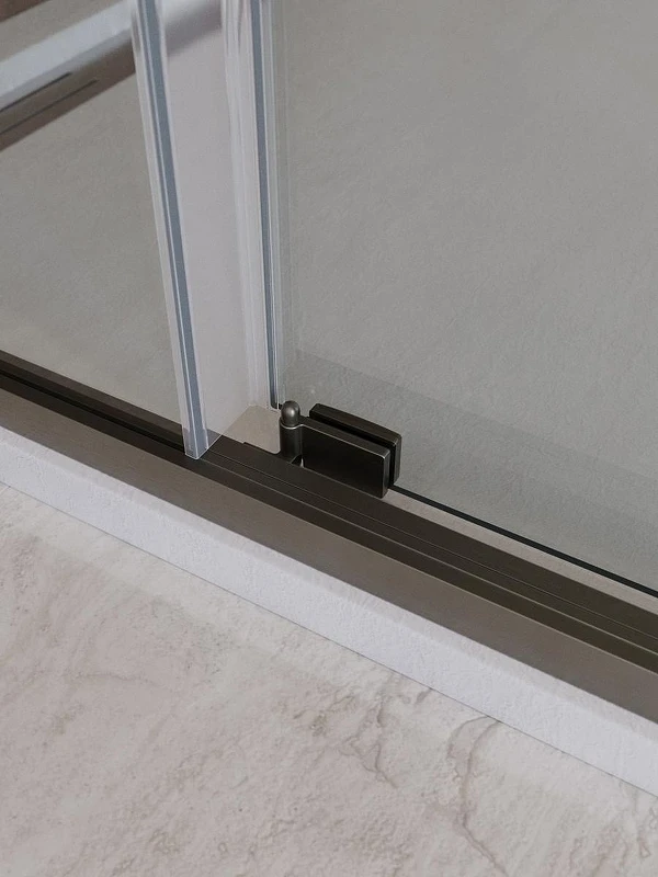 Душевой уголок Cezares Lux 130x100 LUX-AH-FS-11-130/100-C-GM профиль Оружейная сталь стекло прозрачное