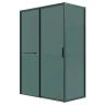 Душевой уголок Grossman Style 130x100 120.K33.05.1310.21.10 профиль Черный матовый стекло тонированное