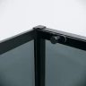 Душевой уголок Grossman Style 130x100 120.K33.05.1310.21.10 профиль Черный матовый стекло тонированное