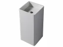 Раковина Uni-Flow Kube 40 FS502-400 Gloss White цвет Белый глянцевый