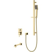 Смеситель для ванны Caprigo Diamante 50-210-oro Золото латунь встраиваемый