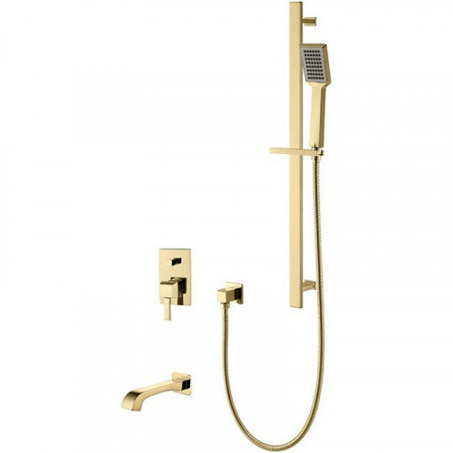 Смеситель для ванны Caprigo Diamante 50-210-oro Золото латунь встраиваемый