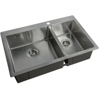 Кухонная мойка ZorG Light ZL R 780-2-510-L Нержавеющая сталь нержавеющая сталь встраиваемый