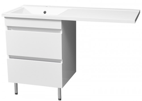 Тумба под раковину Stella Polar Мадлен 130 SP-00000475 Белая