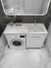 Тумба с раковиной Agger Клин 120 R CLE1200ANWH-D-SKR цвет Белый глянцевый