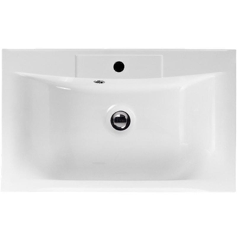 Тумба с раковиной BelBagno Marino 75 MARINO-750-2C-SO-BL-P+75 BB750/450-LV-MR-PR подвесная Bianco Lucido