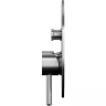 Смеситель для душа Whitecross Y brushed nickel Y1235NIB Брашированный никель латунь встраиваемый