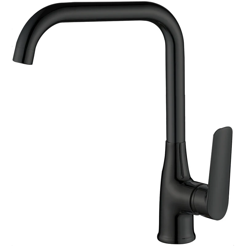 Смеситель для кухни ESKO Lagos Black LG06B Черный матовый пластик