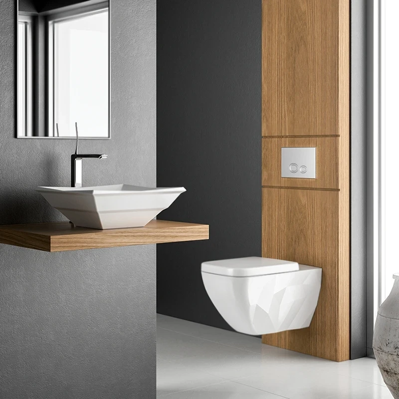 Унитаз Bien Kristal KRKA060N1VP0W3000 подвесной Белый фаянс подвесной