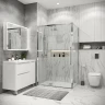 Душевой уголок Grossman Cosmo 110x100 120.K33.02.1110.10.00 профиль Хром стекло прозрачное
