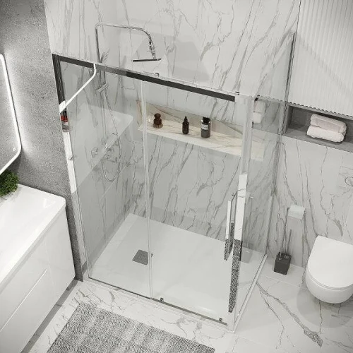 Душевой уголок Grossman Cosmo 110x100 120.K33.02.1110.10.00 профиль Хром стекло прозрачное
