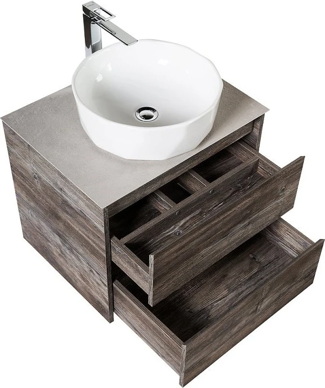 Тумба под раковину BelBagno Kraft 60 KRAFT-600-2C-SO-PP подвесная Pino Pasadena МДФ / ЛДСП