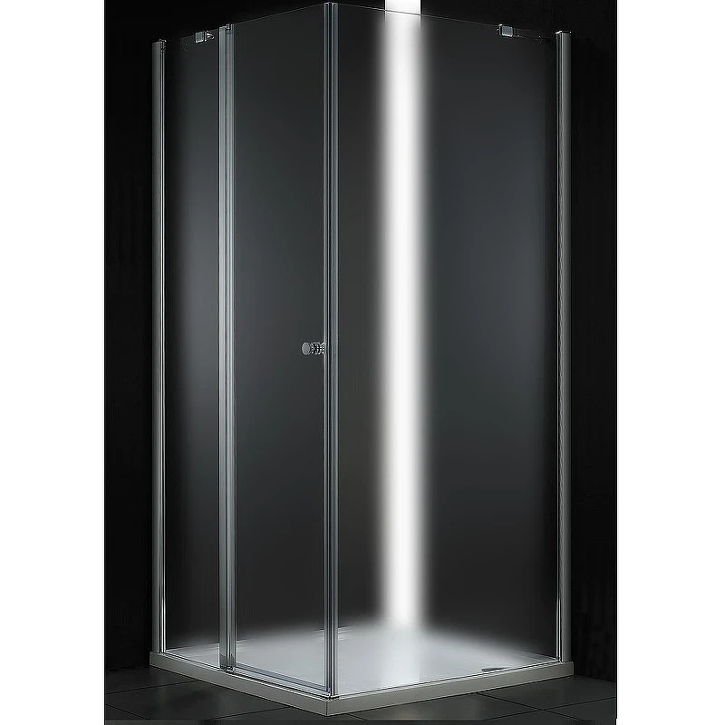 Душевой уголок Cezares Elena 100x100 L ELENA-W-A-12-100-P-Cr-L профиль Хром стекло рифленое