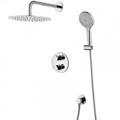 Душевая система Lemark Yeti LM7829С с термостатом Хром латунь встраиваемый