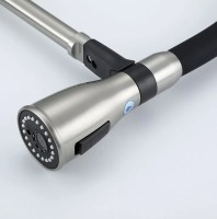 Смеситель для кухни Gappo G4399-75 Сатин Черный нержавеющая сталь