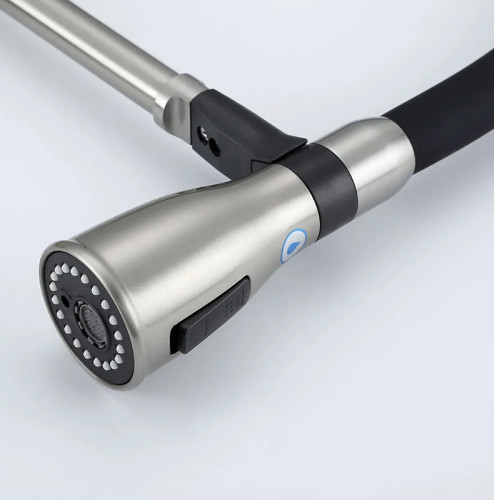 Смеситель для кухни Gappo G4399-75 Сатин Черный нержавеющая сталь