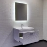 Тумба с раковиной Comforty Танжер 70П 00-00019565 подвесная Белая матовая
