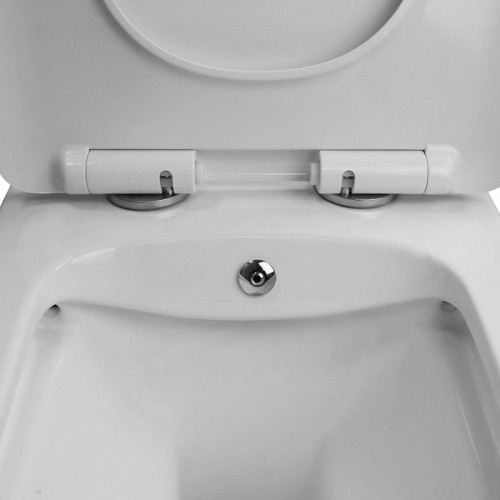 Унитаз биде Azario Dezi White AZ-W05-SWBD подвесной цвет Белый с сиденьем Микролифт