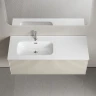 Тумба под раковину Sancos Snob R 1.0 120 L SNR1.0120LCE подвесная цвет Beige Soft