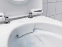 Унитаз Geberit Smyle Square 500.685.01.1 подвесной с сиденьем Микролифт фарфор подвесной