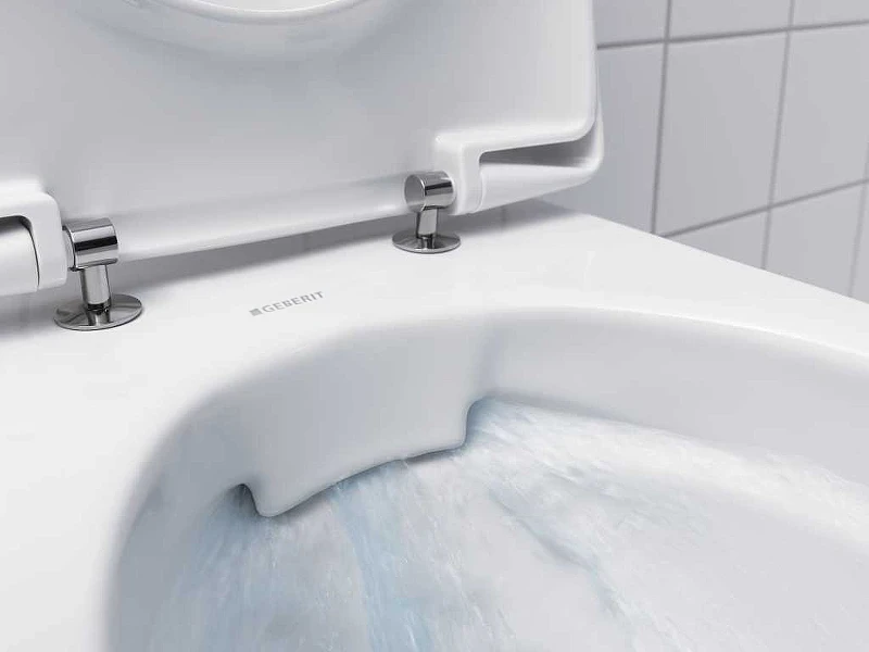 Унитаз Geberit Smyle Square 500.685.01.1 подвесной с сиденьем Микролифт фарфор подвесной