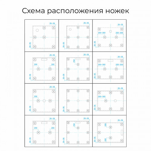 Душевой поддон из искусственного камня RGW Stone Tray ST-W 75x75 16152075-01 Белый