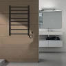 Электрический полотенцесушитель Azario Parma 500x800 П8 AZ10858B диммер справа Черный