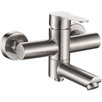 Смеситель для ванны Haiba HB60801 Нержавеющая сталь на стену