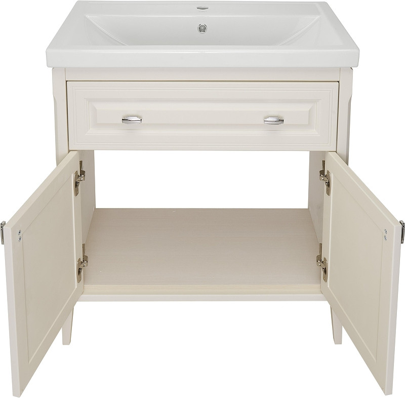 Комплект мебели для ванной ASB-Woodline Монте 80 1079101 цвет Бежевый