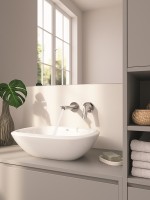 Смеситель для раковины Grohe Eurosmart 29337003 Хром латунь встраиваемый